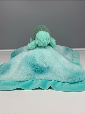 Animal Adventures Plush Teal Turtle Lovey Blanket for Kids HTF